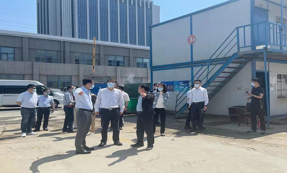 【江宁区区长洪礼来,高淳区副区长洪伟 调研新工泰融集聚区】